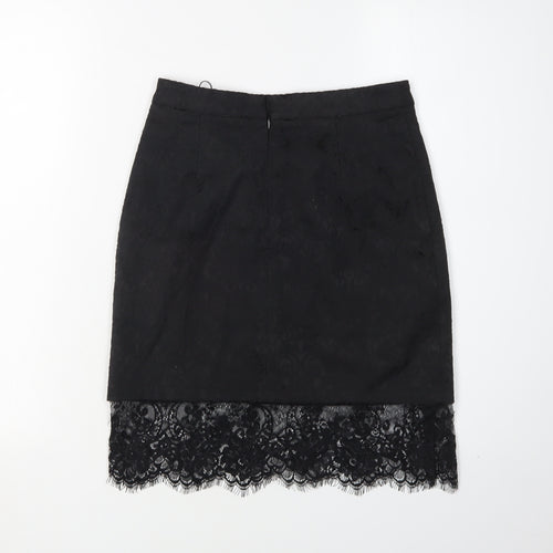 Missguided Women’s Black Lace Pencil Skirt Size 6
