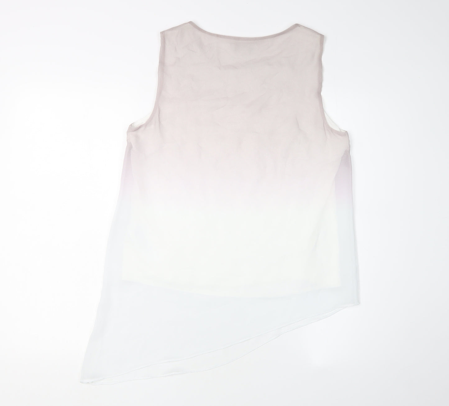 RJR John Rocha Women’s Ivory Sleeveless Tank Size 12