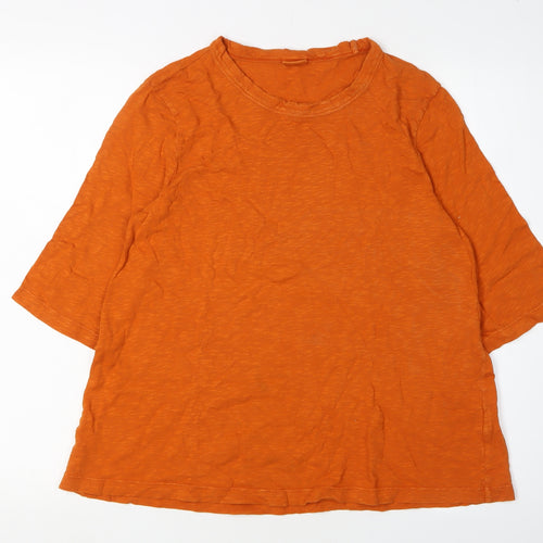 Toast Women's Orange T-Shirt, Size 8, Relaxed Fit