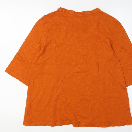 Toast Women's Orange T-Shirt, Size 8, Relaxed Fit