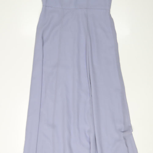 Monsoon Women's Purple Lace Long Sheath Dress Size 10