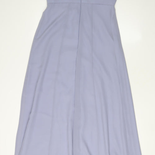 Monsoon Women's Purple Lace Long Sheath Dress Size 10