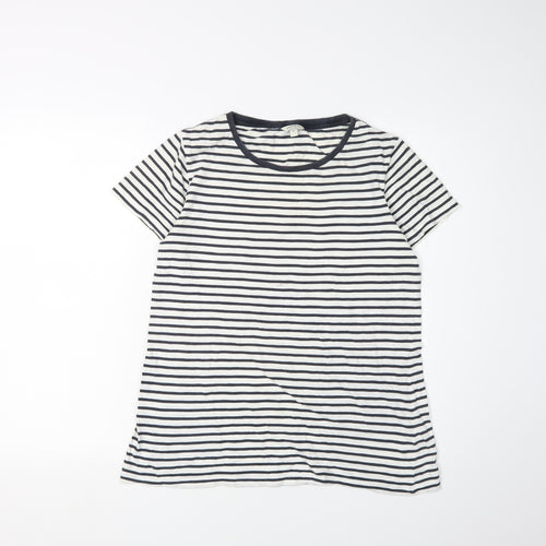 FatFace Women's Striped T-Shirt, Size 12, Casual, Multicoloured