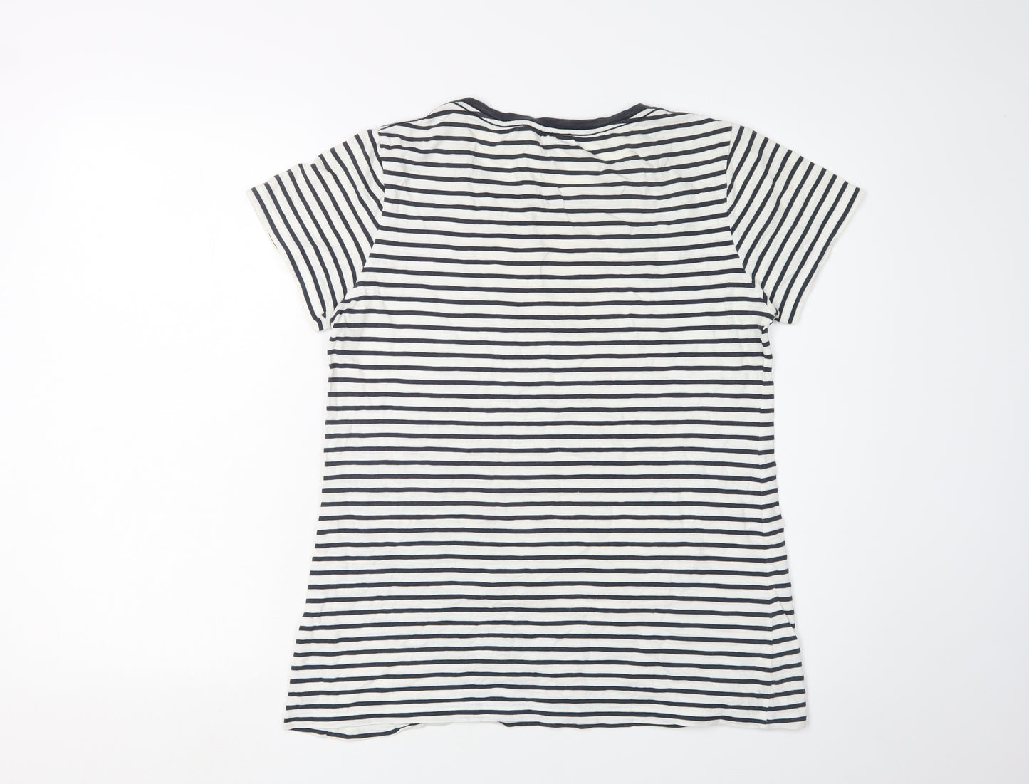 FatFace Women's Striped T-Shirt, Size 12, Casual, Multicoloured