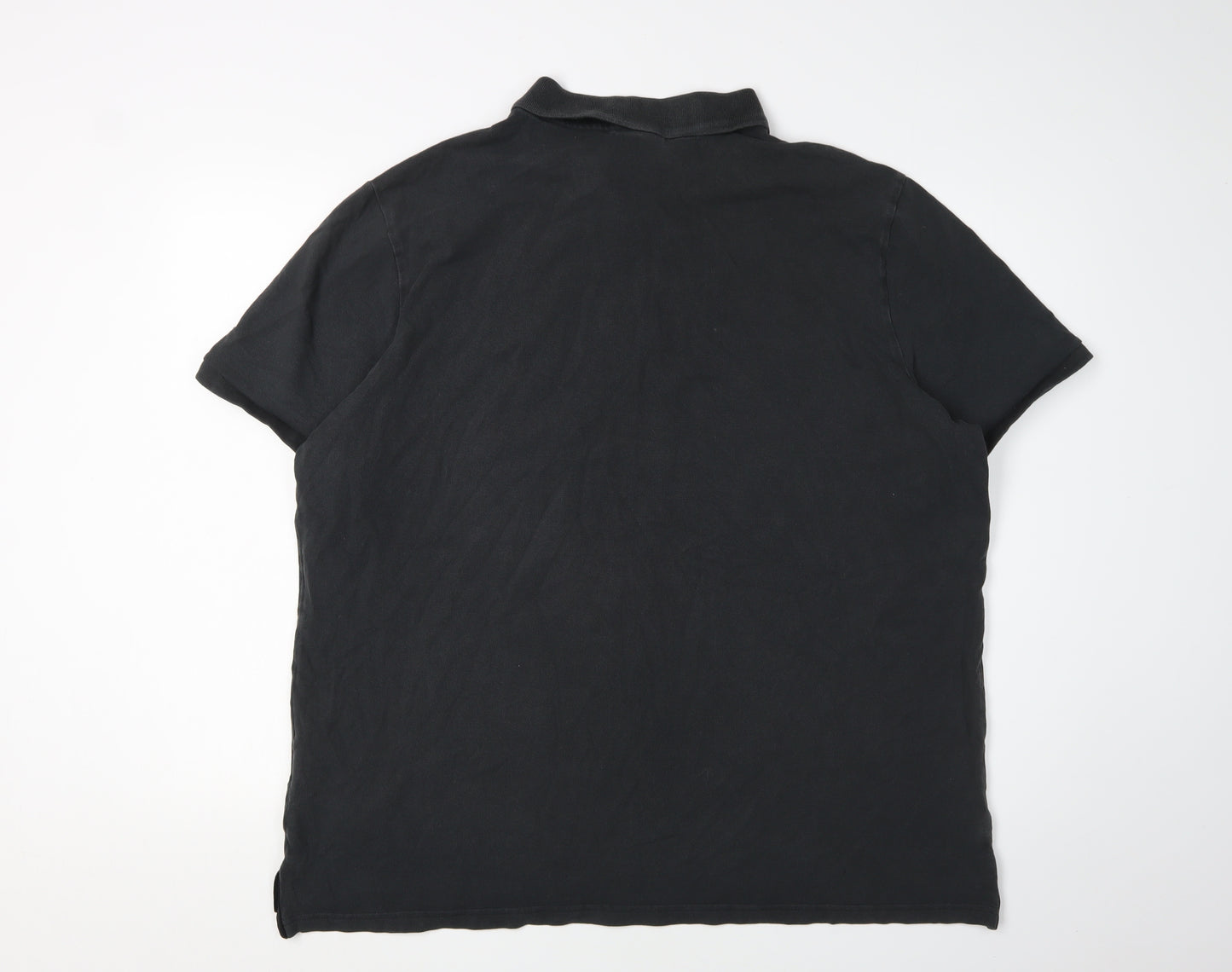Nike Men's Black 2XL Polo Shirt with Logo