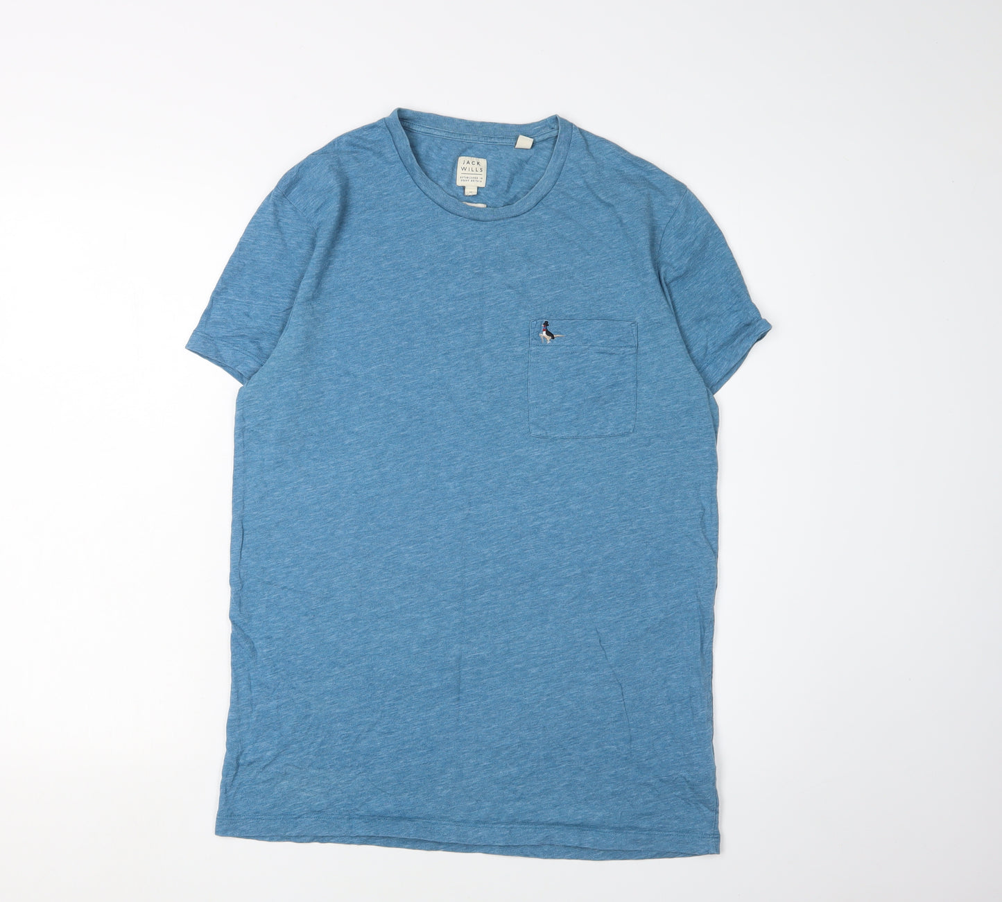 Jack Wills Men's Blue Slim Fit T-Shirt M
