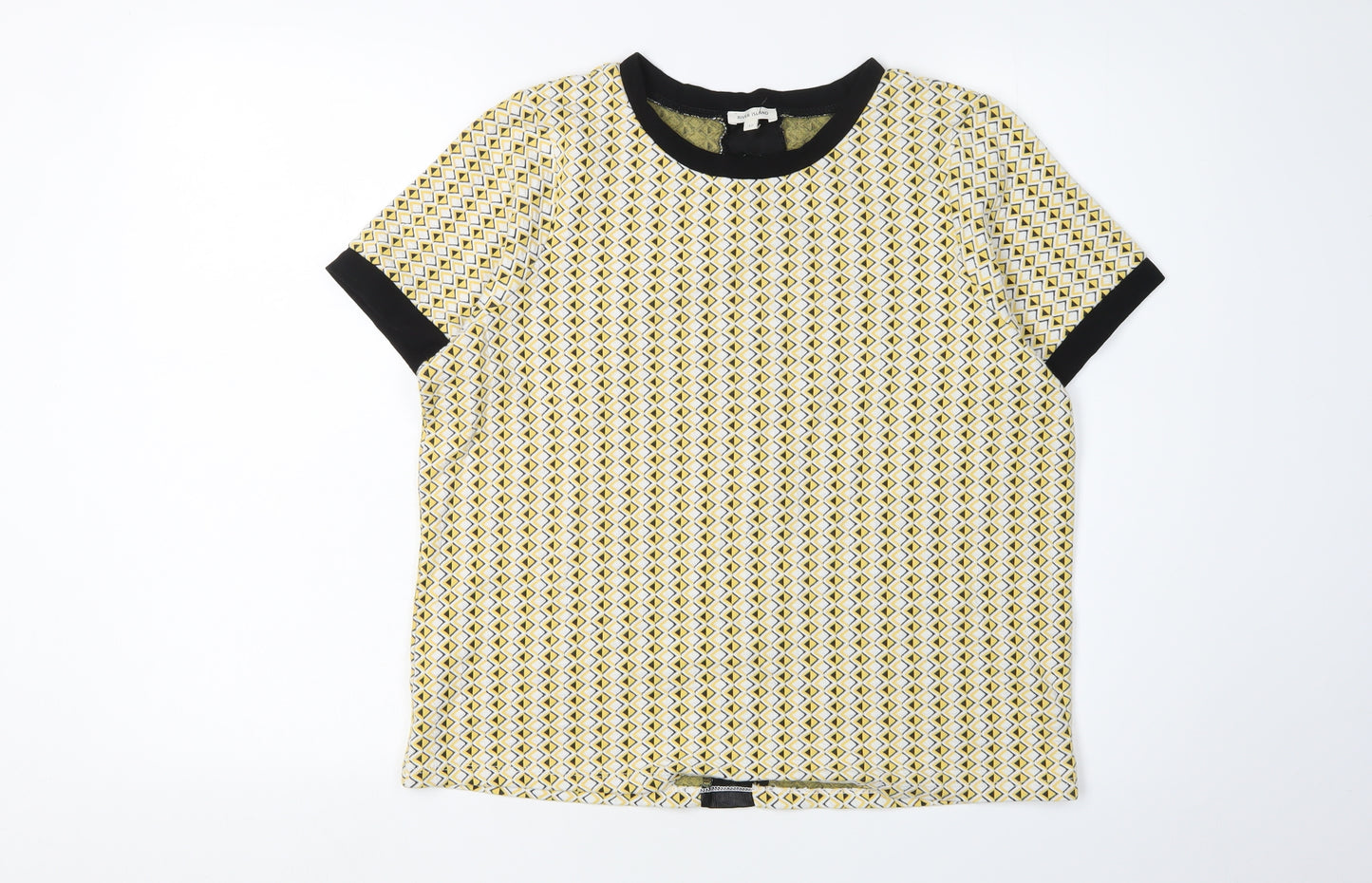 River Island Women's Multicoloured Geometric T-Shirt
