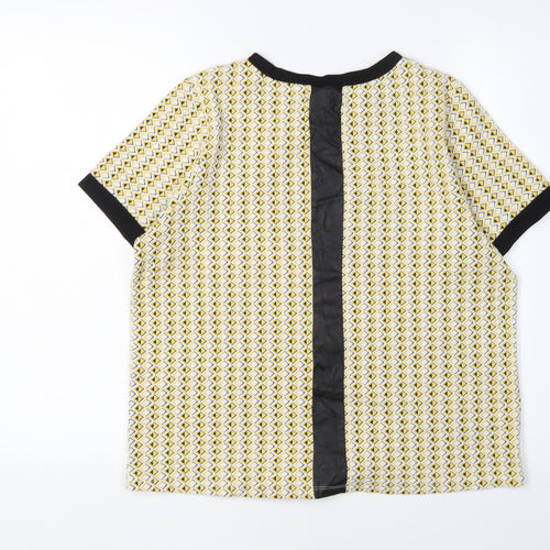River Island Women's Multicoloured Geometric T-Shirt