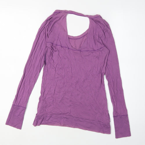 Puma Women's Purple Long Sleeve Activewear Top
