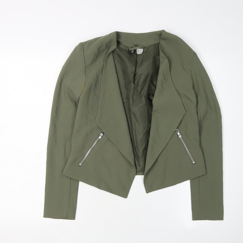 H&M Women’s Green Blazer, Size 6, Casual, Autumn/Spring