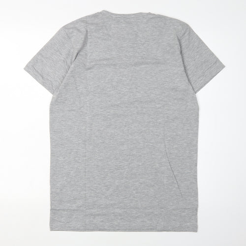INTENSE Men's Grey Crew Neck T-Shirt Size S