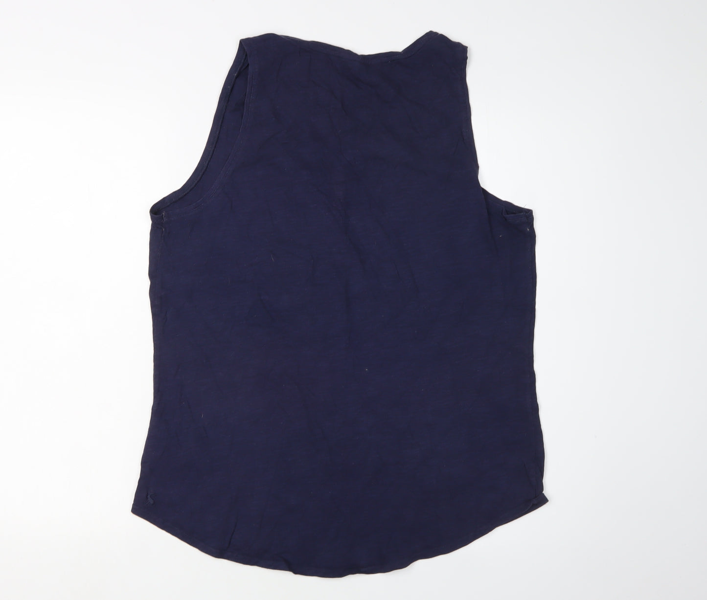 Joules Women's Blue Tank Top - Size 16, Scoop Neck