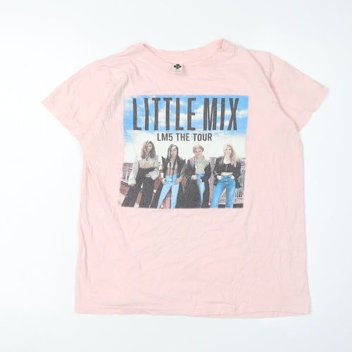 Club Girls Pink Little Mix T-Shirt Size 12-13 Years