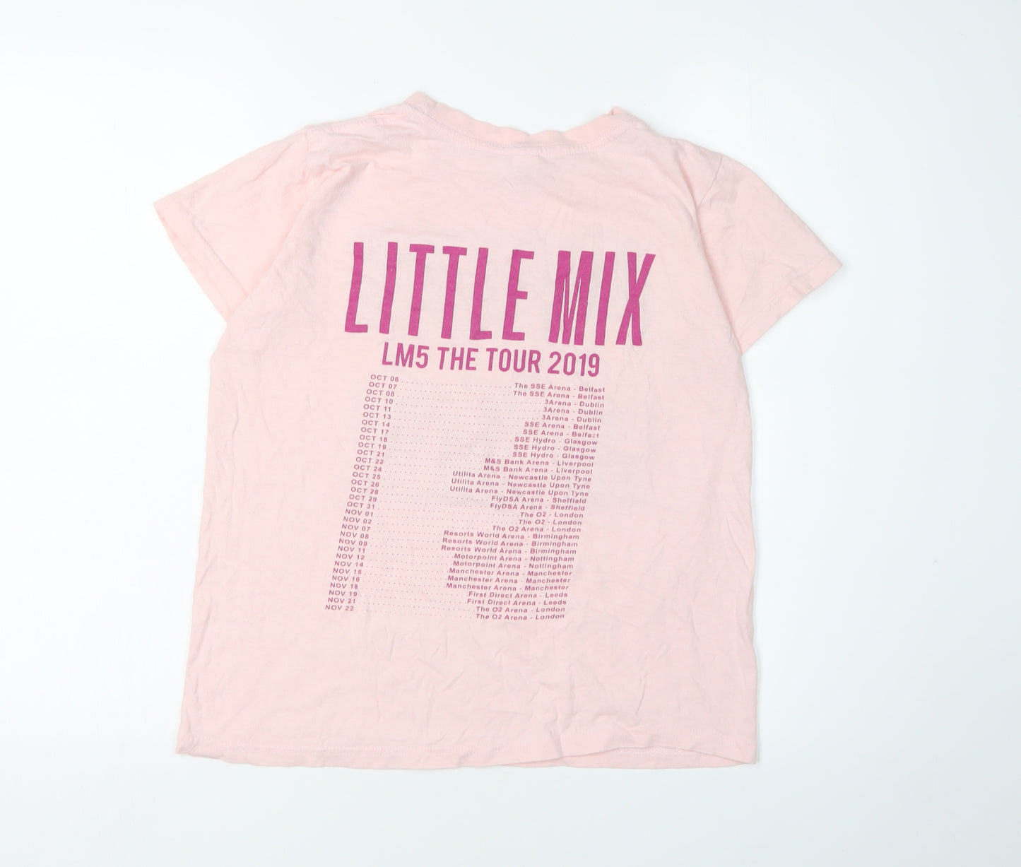 Club Girls Pink Little Mix T-Shirt Size 12-13 Years