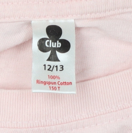 Club Girls Pink Little Mix T-Shirt Size 12-13 Years