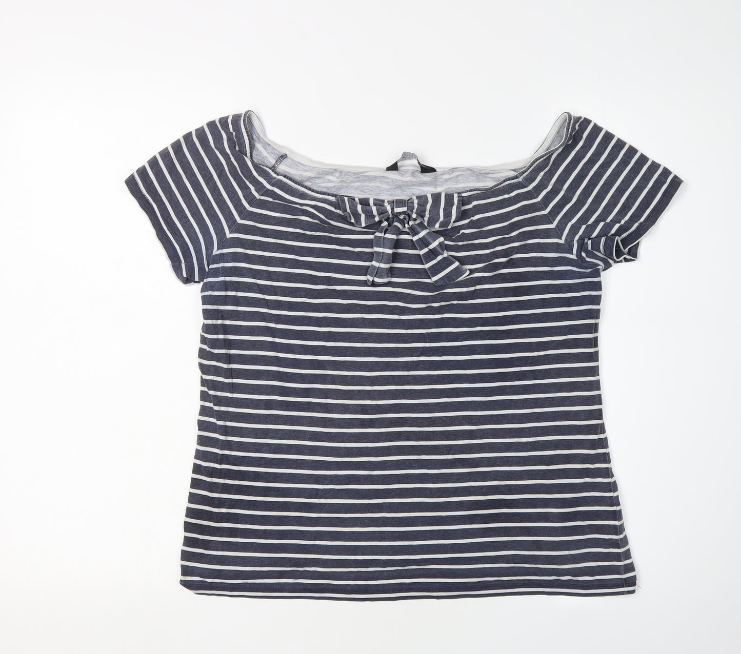 Dorothy Perkins Women's Multicoloured Stripe Top Size 16
