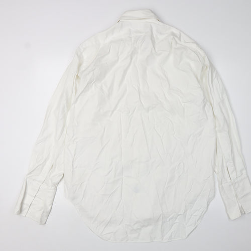 TM Lewin Men's White Long Sleeve Dress Shirt 16.5