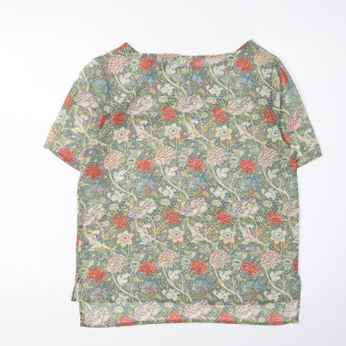 MNG Collection Women's Floral Blouse, Size 12, Multicoloured