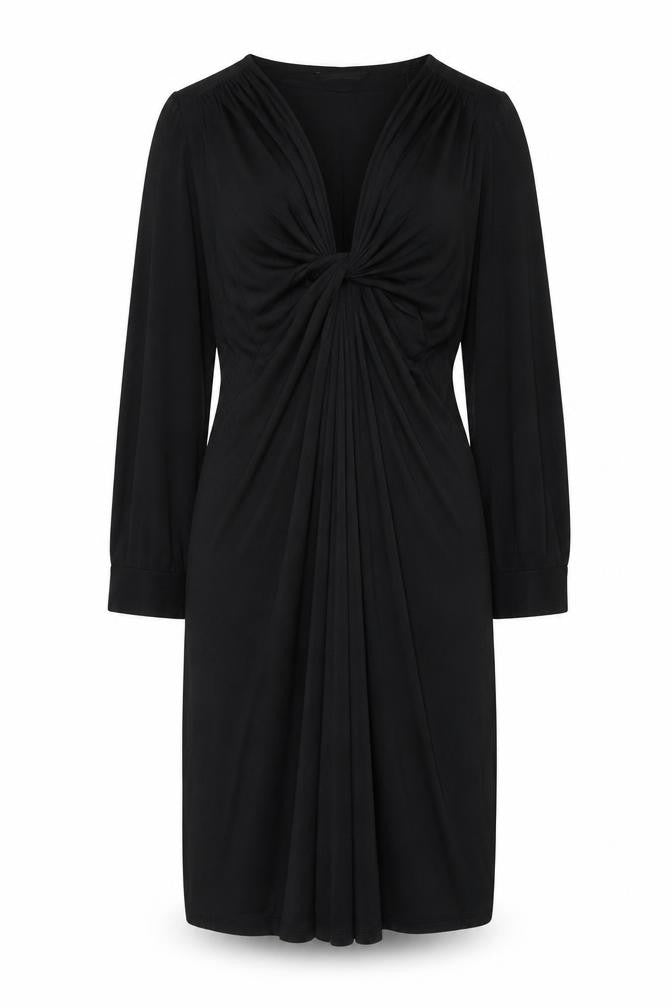 Front view of Marks & Spencer Women's Black, size 10, Sheath Dress