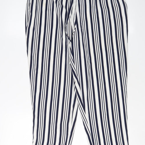 Zara Women's Multicoloured Cropped Trousers, Medium