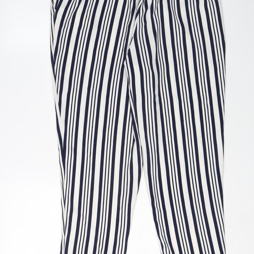 Zara Women's Multicoloured Cropped Trousers, Medium