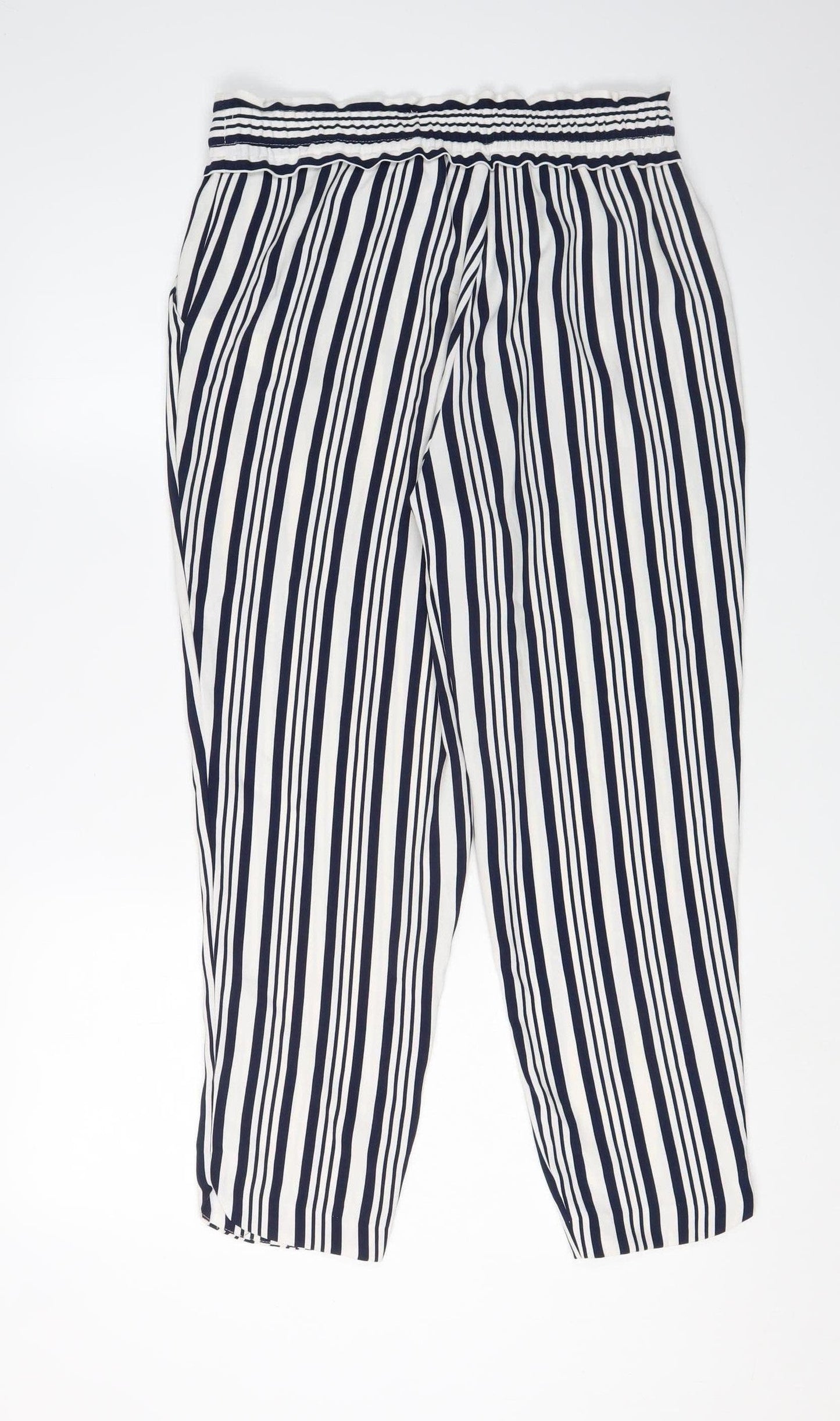 Zara Women's Multicoloured Cropped Trousers, Medium