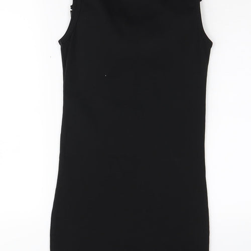 Miss Selfridge Women’s Black Bodycon Mini Dress Size 8