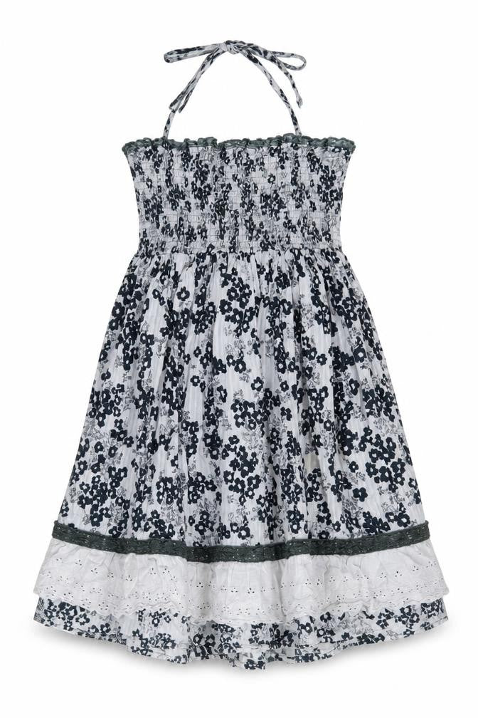 Miss Selfridge Women's Multicoloured Floral Halter Dress Size 14