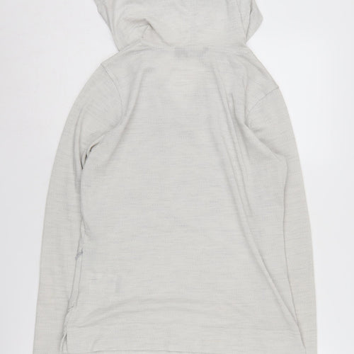 Rohan Grey Women's Merino Wool Hoodie Size 10