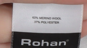 Rohan Grey Women's Merino Wool Hoodie Size 10