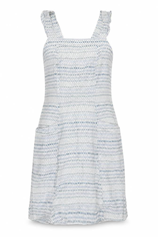 Front view of FatFace Women's Multicoloured Pinafore Dress, size 12