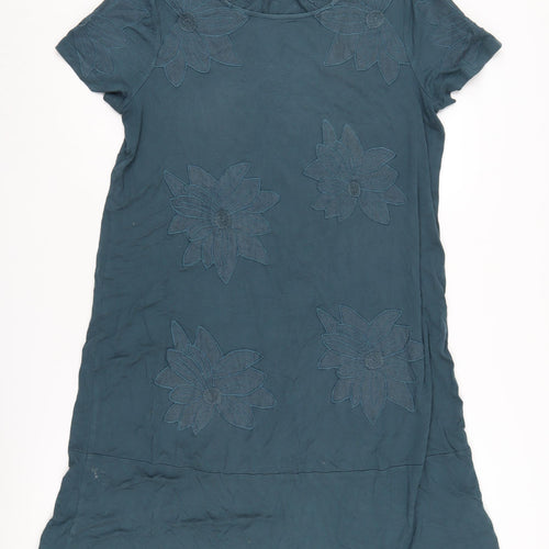 White Stuff Women’s Blue Floral Shift Dress Size 16
