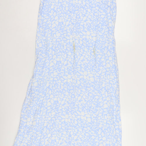 Marks and Spencer Women's Blue Slip Dress, Size 8