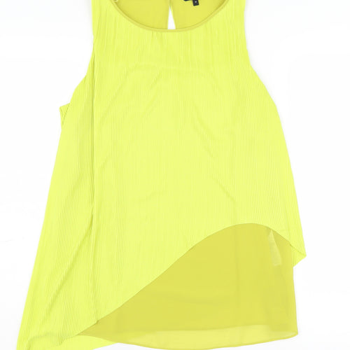 Next Women's Yellow Blouse, Size 10, Round Neck