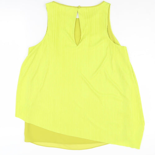 Next Women's Yellow Blouse, Size 10, Round Neck