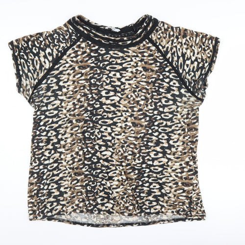 Next Women's Animal Print Cotton T-Shirt Size 22
