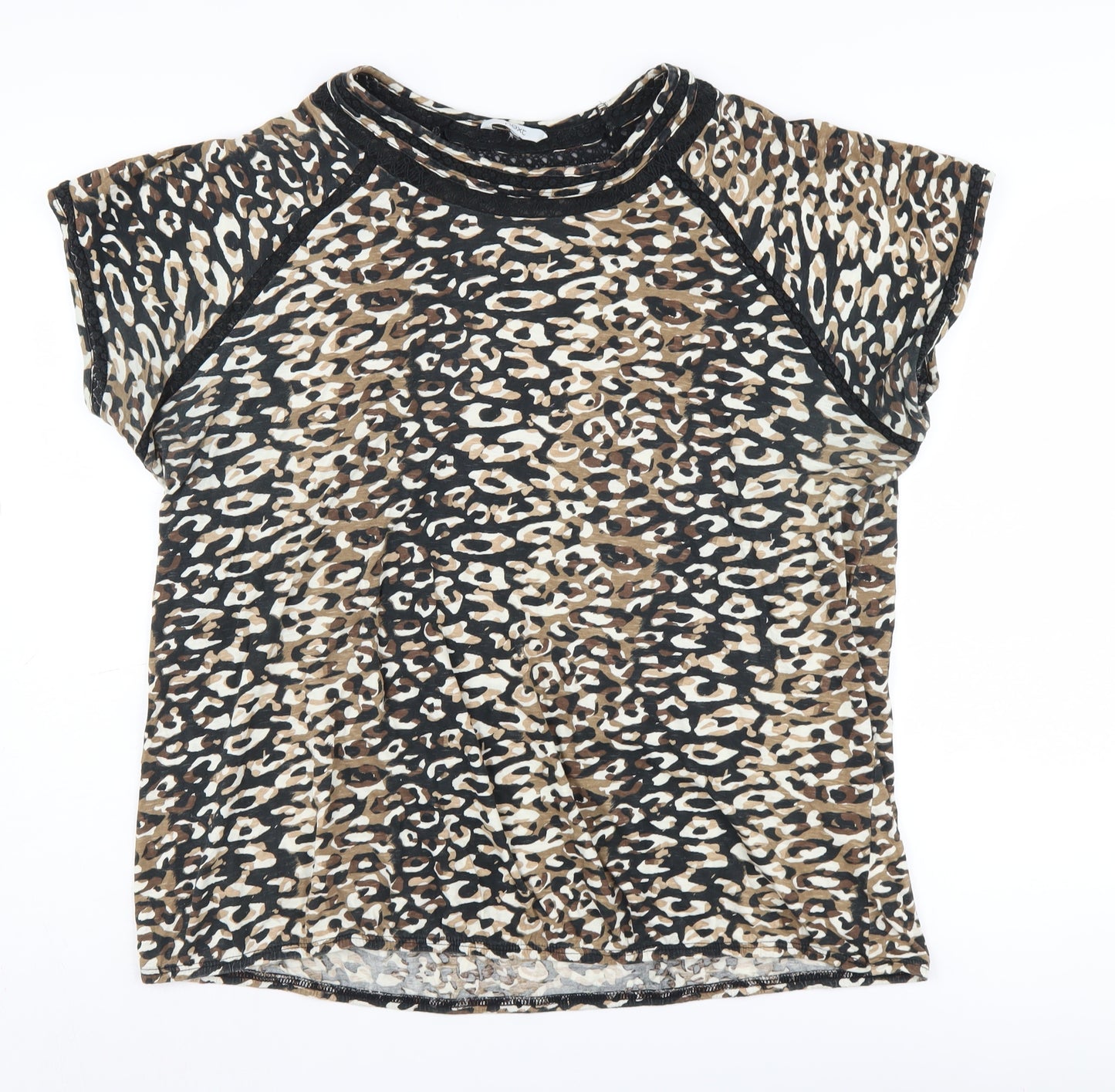 Next Women's Animal Print Cotton T-Shirt Size 22