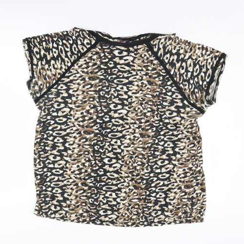 Next Women's Animal Print Cotton T-Shirt Size 22
