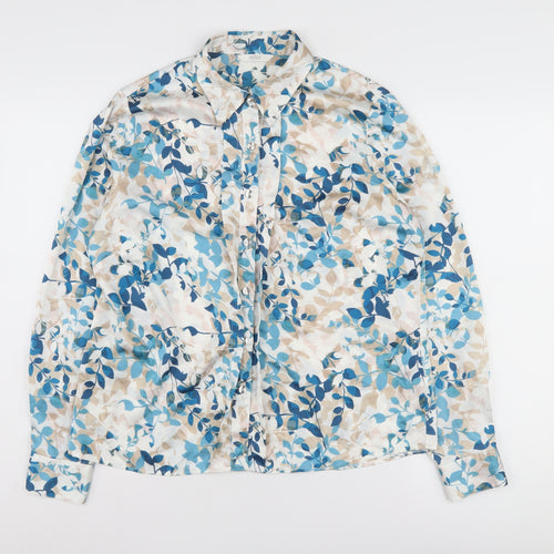 Marks and Spencer Women's Floral Button-Up UK 14