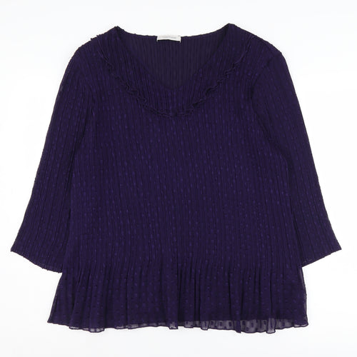 Windsmoor Women's Purple Tunic Blouse, Regular Fit, L