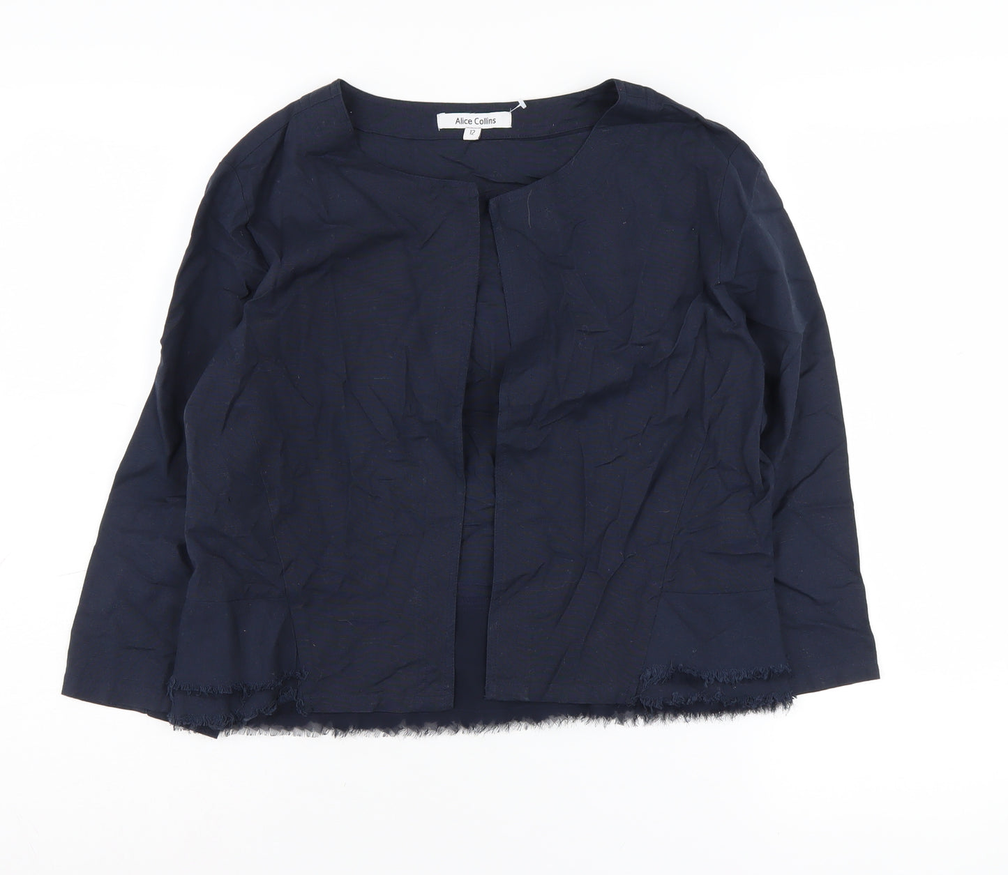 Alice Collins Women's Blue Suit Jacket Size 12