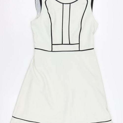 Dorothy Perkins Women's Ivory A-Line Dress, Size 12
