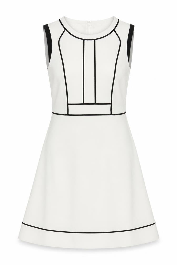 Dorothy Perkins Women's Ivory A-Line Dress, Size 12