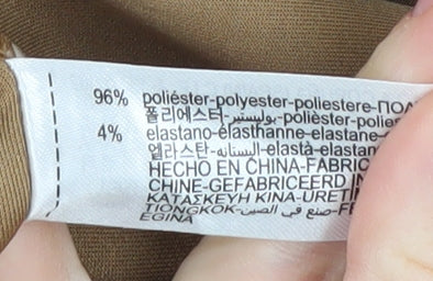 Zara Women's Beige Midi Pencil Skirt Size S