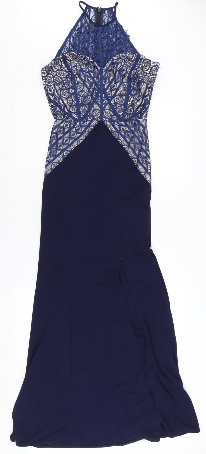 Lipsy London Women's Blue Bodycon Dress Size 10