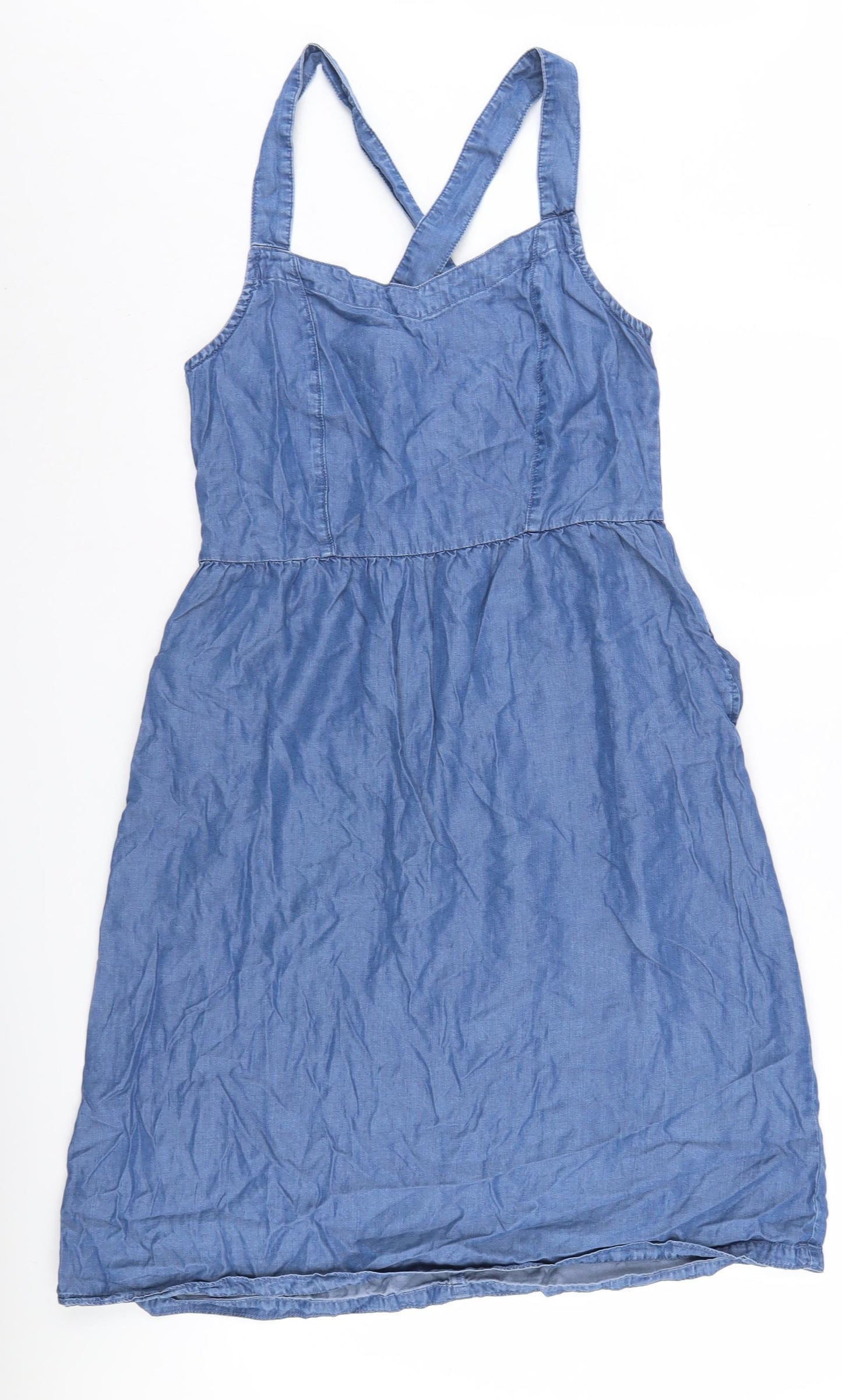 Mountain Warehouse Women's Blue Sleeveless Dress Size 12