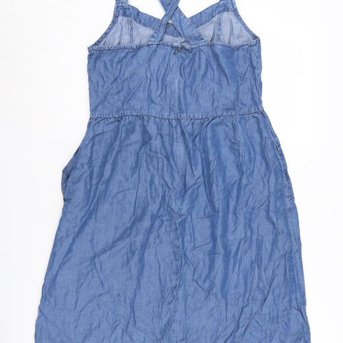 Mountain Warehouse Women's Blue Sleeveless Dress Size 12