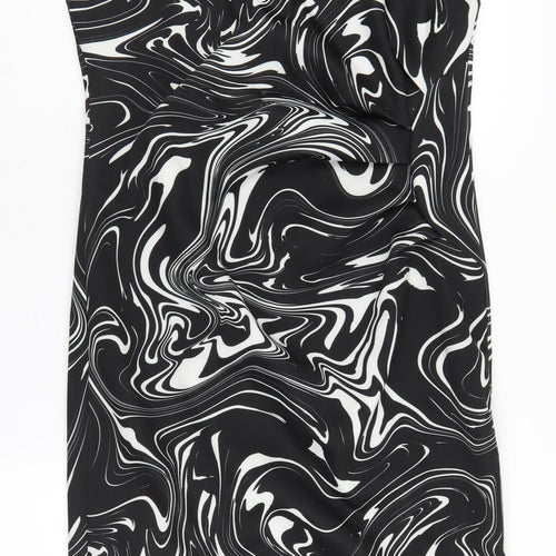 Roman Women's Black Knee Length Sheath Dress Size 14