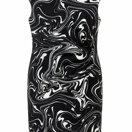 Roman Women's Black Knee Length Sheath Dress Size 14