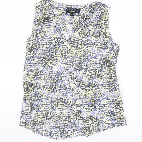 Paul Costelloe Women's Multicoloured Linen Blouse